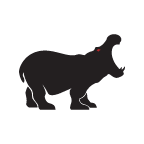 Hippo icon with red yes
