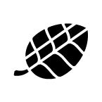 leaf icon thats half tire tread and half leaf